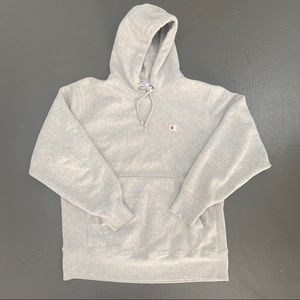 Champion Reverse Weave Hoodie Grey